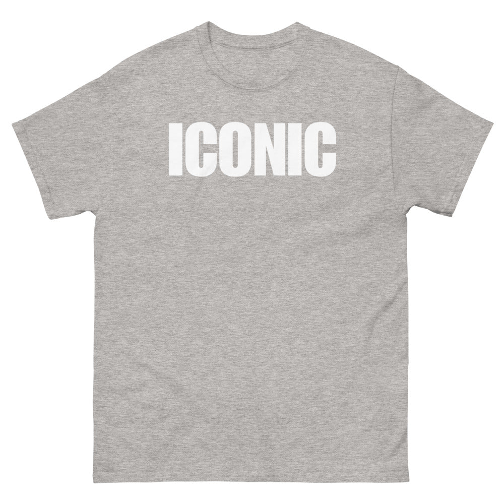 ICONIC Men's HEAVYWEIGHT Tee (White Logo)