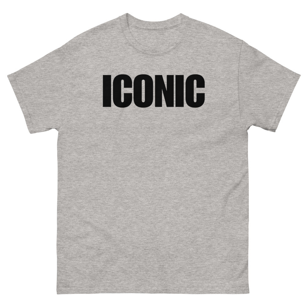 ICONIC Men's HEAVYWEIGHT Tee (Black Logo)