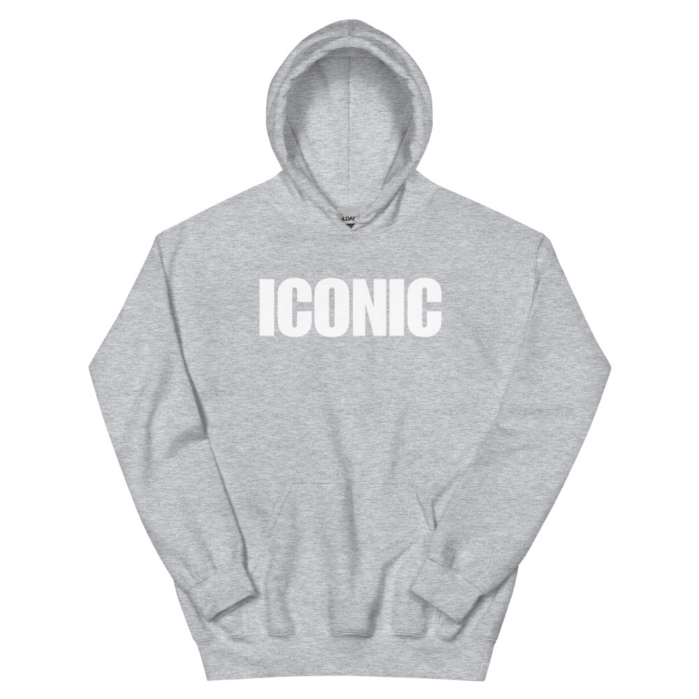 ICONIC Hoodie (Unisex) (White Logo)